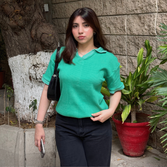 Women's Summer Casual Polo - Green - Image 5
